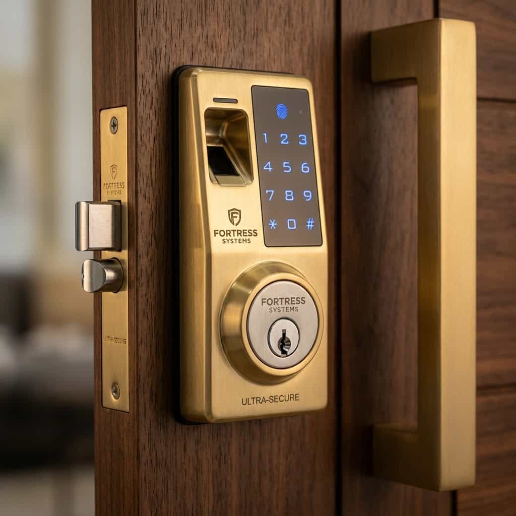 Cerradura de alta seguridad residencial